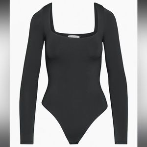 Aritzia Babaton black contour bodysuit